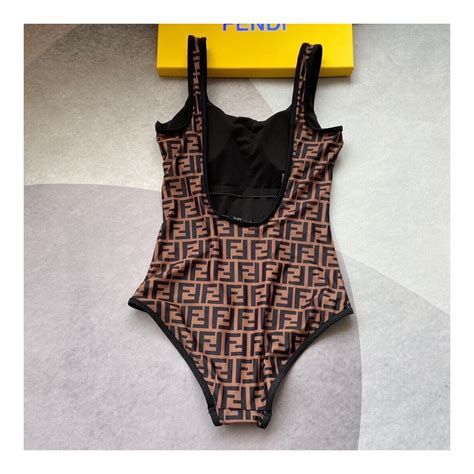 fendi one-piece bathing suit|fendi high waisted bikini.